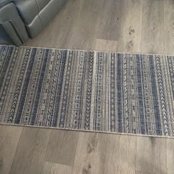 Blue & Grey Runner 2’x7’7”