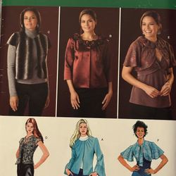 Simplicity 2730 Jackets Size 8-16 Uncut