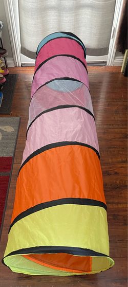 Rainbow Tunnel with pink carrying bag