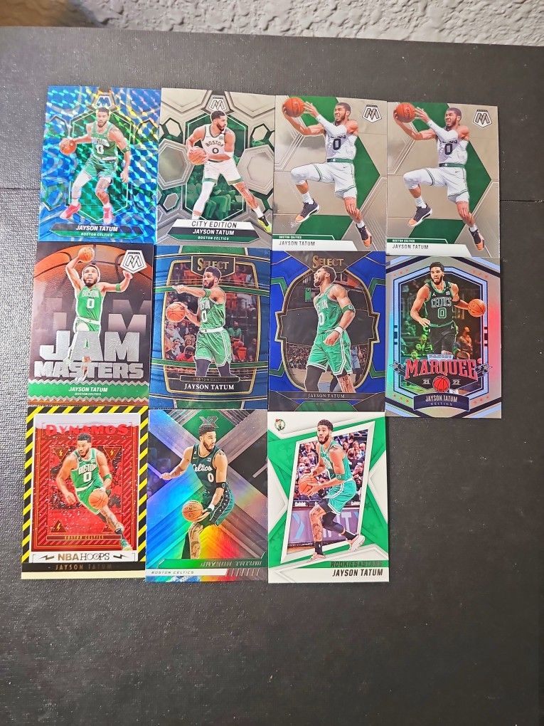 Jayson Tatum Boston Celtics Basketball Card Lot