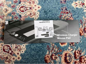 Wireless Charger Mouse Pad