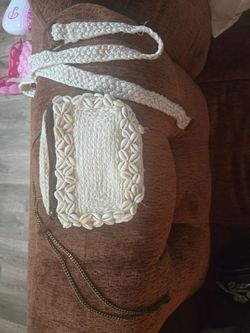 Bundle Anthropology Cowrie Shell Woven Crossbody Bag