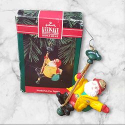 HALLMARK KEEPSAKE 1992 North Pole Fireman Christmas Ornament