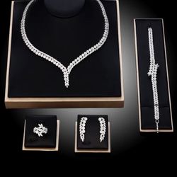 Wedding Bridal Pure Silver Set