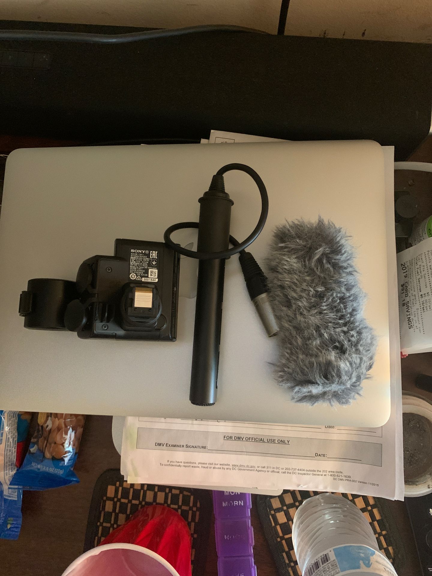 SONY XLR-K2M microphone adapter