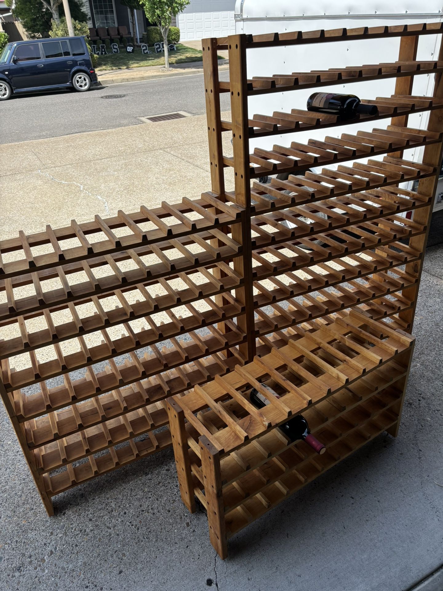 WINE RACK INTERLOCKING STACKABLE