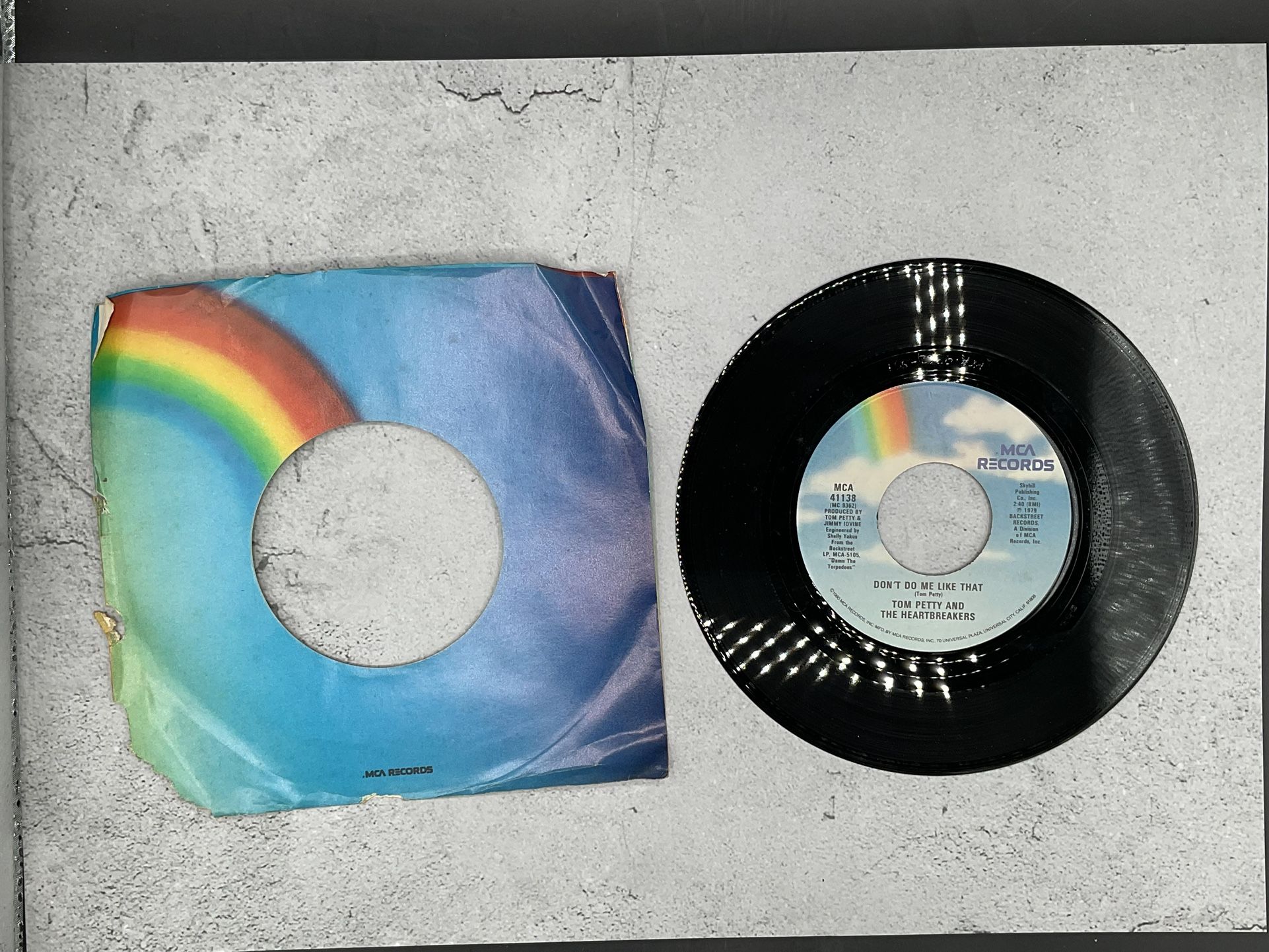 Tom Petty And The Heartbreakers “Don’t Do Me Like That” 45 Vinyl
