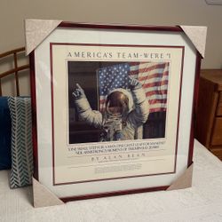 Neil armstrong By Alan Bean  America’s Team -we’re #1 Poster New