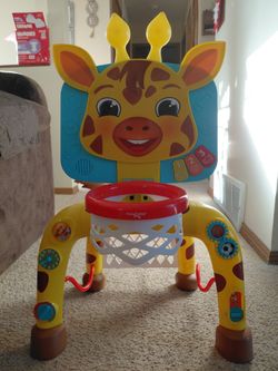 Giraffe Basketball Hoop + Soccer Net