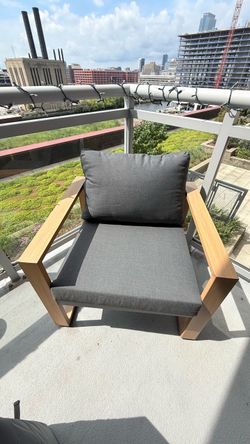 2 Outdoor Lounge Chair aluminum frame