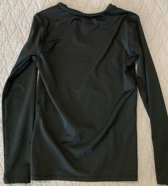 Champion Power Core Fitted Compression Shirt Black  Long Sleeve Top Women's Size M Medium 