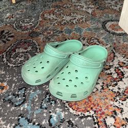 Kids blue crocs Size 2
