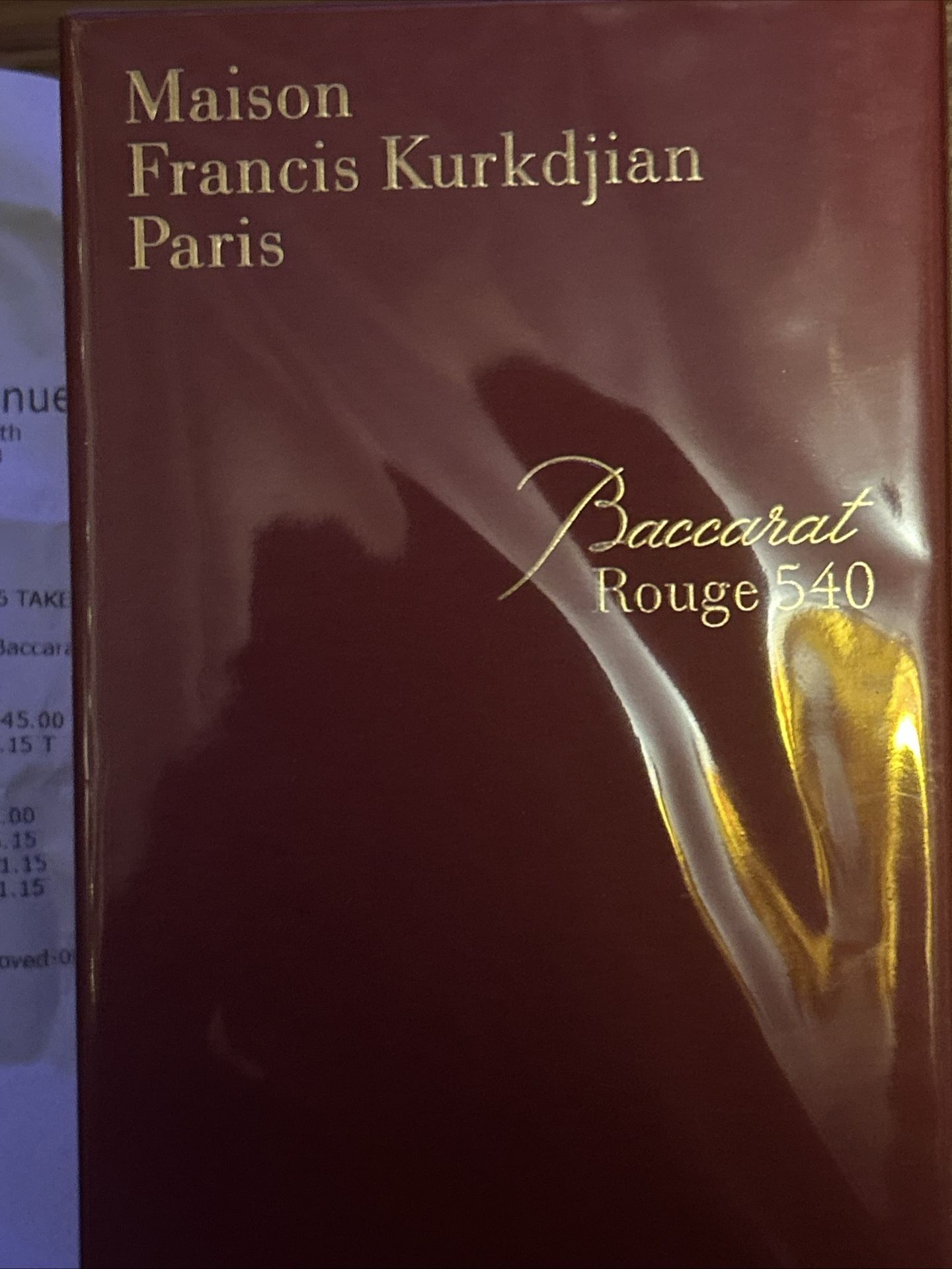Maison Francis Kurkdjian Paris Baccarat Rouge