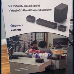 5.1 Virtual Surround Sound Virtuelle 5.1-Kanal- Surround-Soundbar