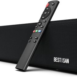 Bestisan 32" Soundbar 2.1 Channel Bluetooth LED 100 Watt Speakers (NEW IN BOX)