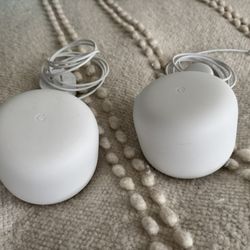 Google Nest WiFi H2E AC1200 Dual Band Access Point In Snow