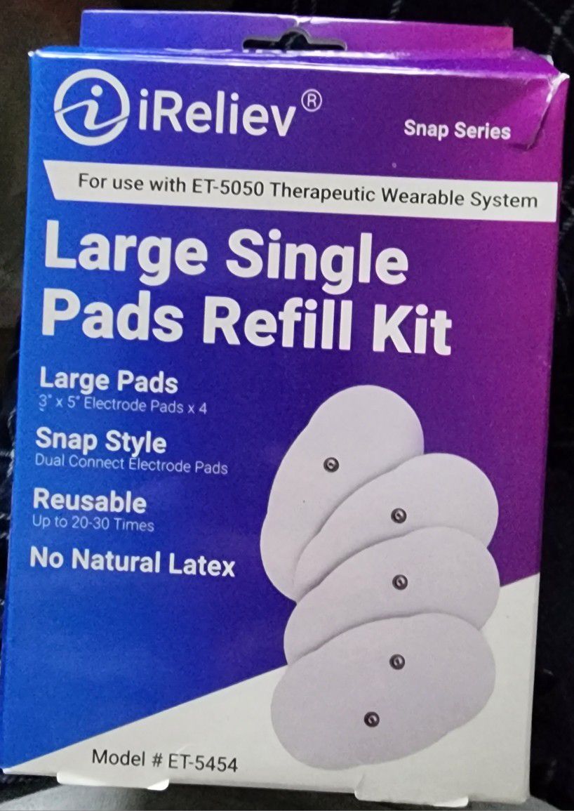 iReliev Wireleas Pods AND 4 Large Pads