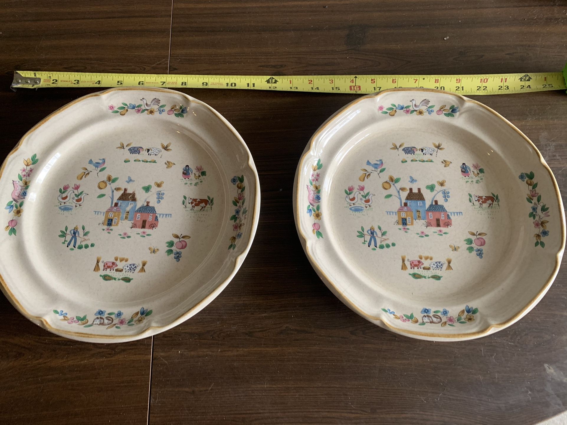 Decorative Plates Japanese Both For $7