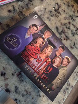 Vintage 1999 Buffy the Vampire Slayer Postcards Book 22 Cards