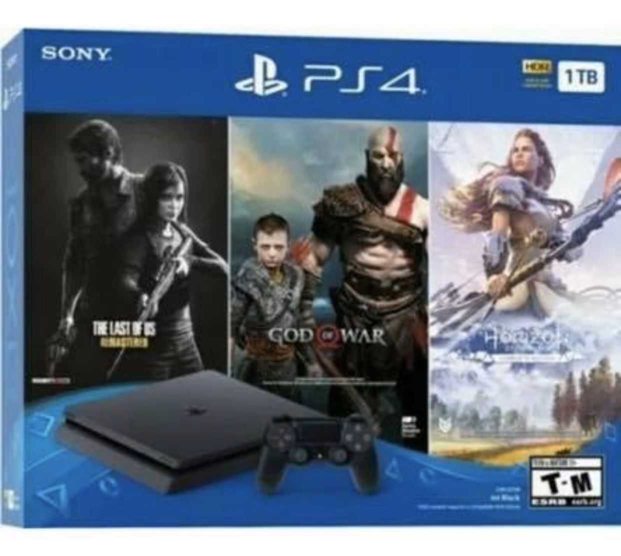 BRAND NEW PS4 1 TB BUNDLE WITH 3 GAMES AND NOISE CANCELLING GAMING HEADSET