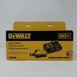 Brand New - DeWalt 20V 6Ah Battery & Charger Kit