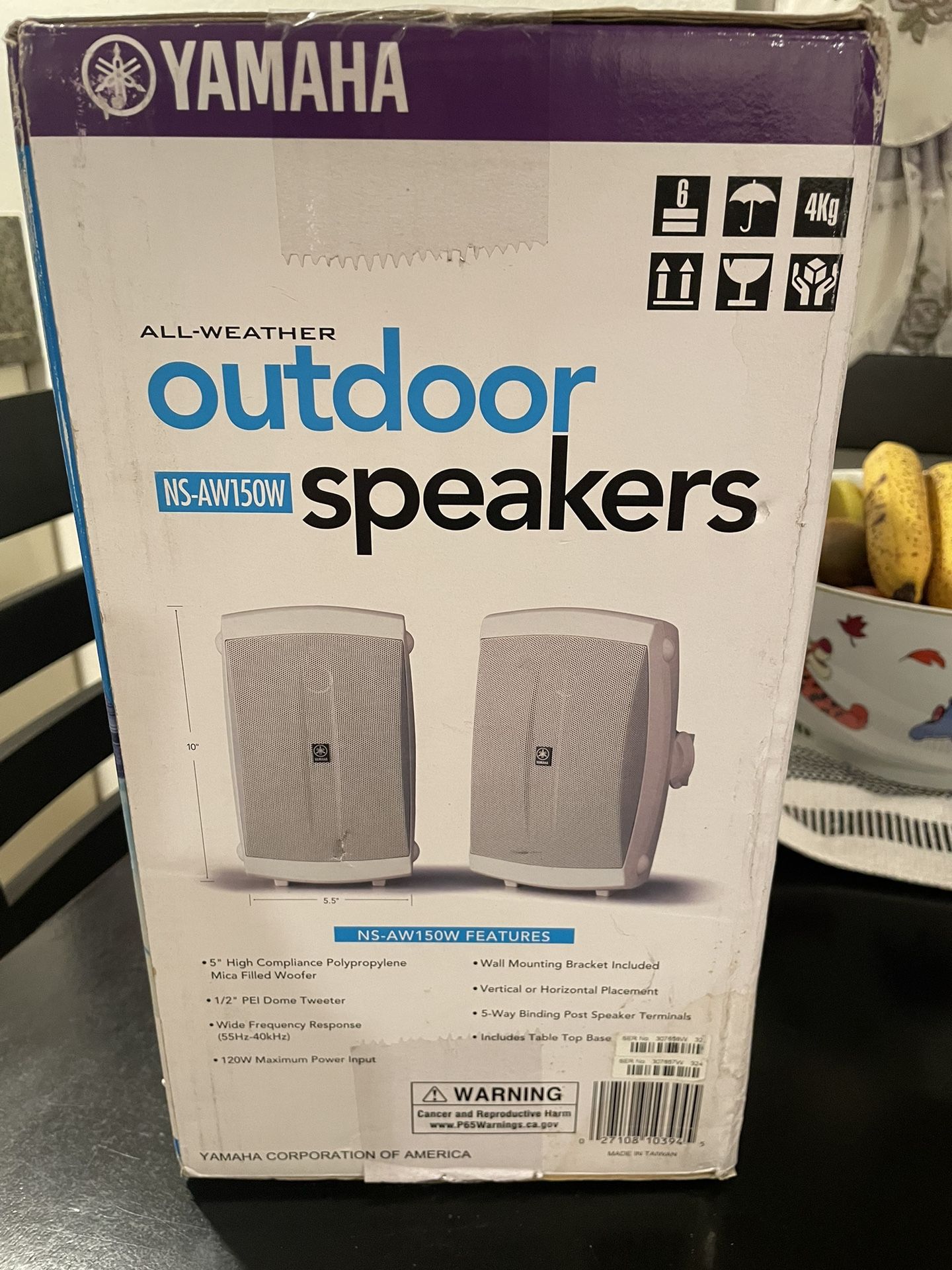YAMAHA Outdoor Speakers NS-AW 150W Features