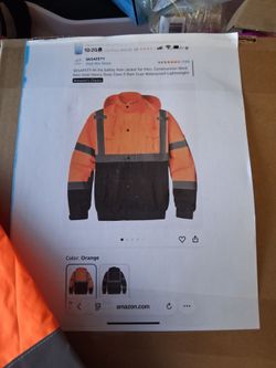 Safety jackets waterproof