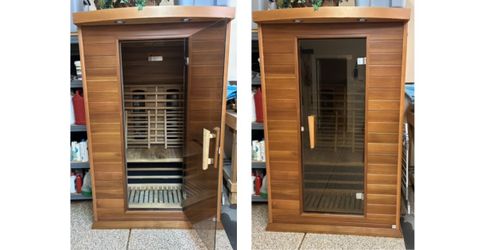 GOLDEN DESIGNS PREMIUM 2-PERSON INFRARED SAUNA