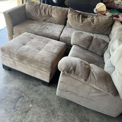 Ashley Microfiber Sofa Set 