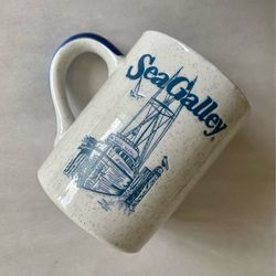 Vintage 8-oz Sea Galley Restaurant Souvenir Mug