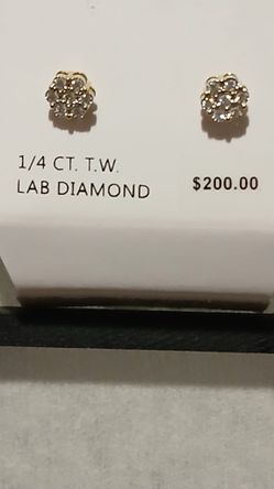 Lab Grown Diamond Earrings