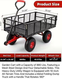 Garden Cart - Heavy Duty all Terrain