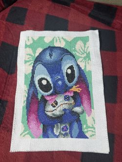 LILO N STITCH hand mad Cross Stitch 