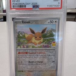 2025 Pokémon Pre EN EEVEE POKEMON DAY 2025 PSA 9