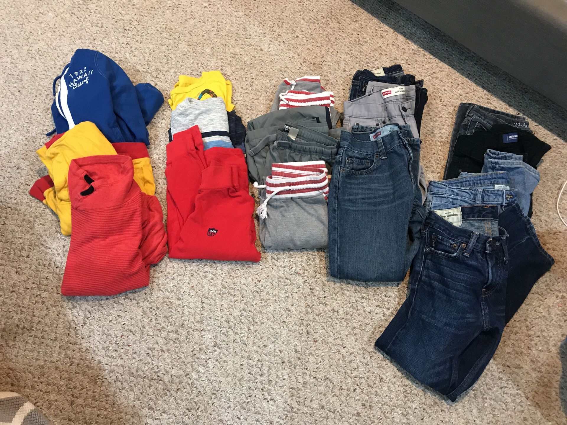 Boys Size 10-12 clothes