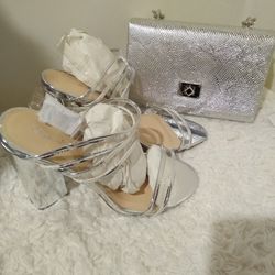 Sandals and Cluthes Purse Size 10 