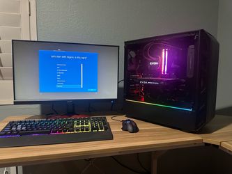 Gaming PC with Monitor