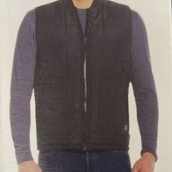 Weatherproof Men's Fleece Lined Quilted Vest