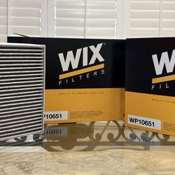 2x WIX Cabin Air Filters WP10651 – New