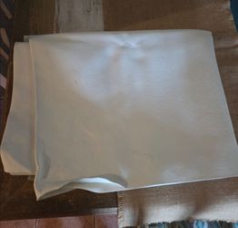 Naugahyde, white, 36x55"
