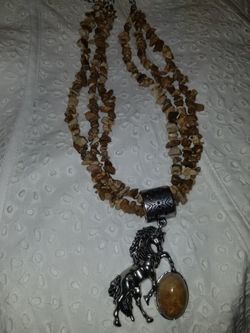 Beautiful Natural Stone Necklace