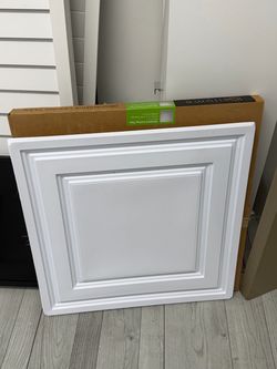 1 box ceiling tile