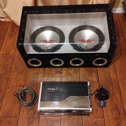 Base Speakers With Amplifier