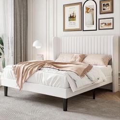 BIGGGG SALE Full size velvet bed frame