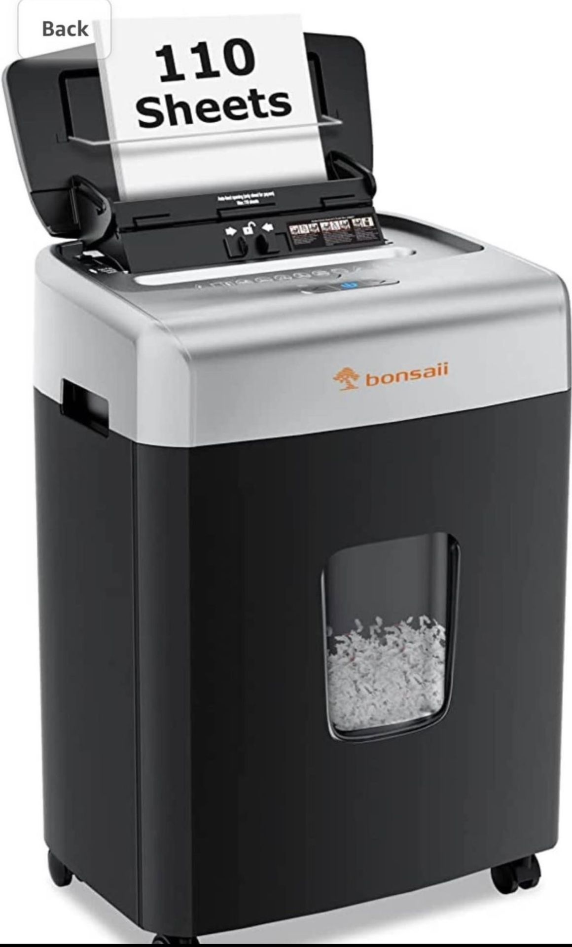 Bonsaii Office Paper Shredder