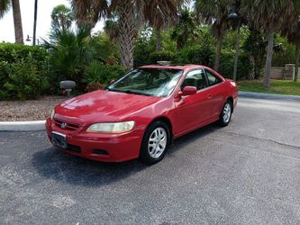 2002 HONDA ACCORD COUPE.  AUTOMATIC, LEATHER INTERIOR.