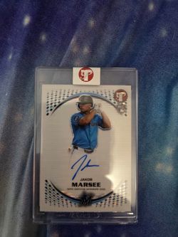 Jakob Marsee Topps Certified Autograph RC Baseball Card