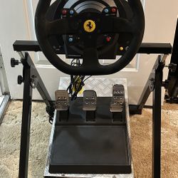 Thrustmaster TX racing for Xbox and pc Ferrari steering wheel with T3PA add on pedals