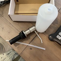 Soap Dispenser For Kitchen Sink Brushed Nickel