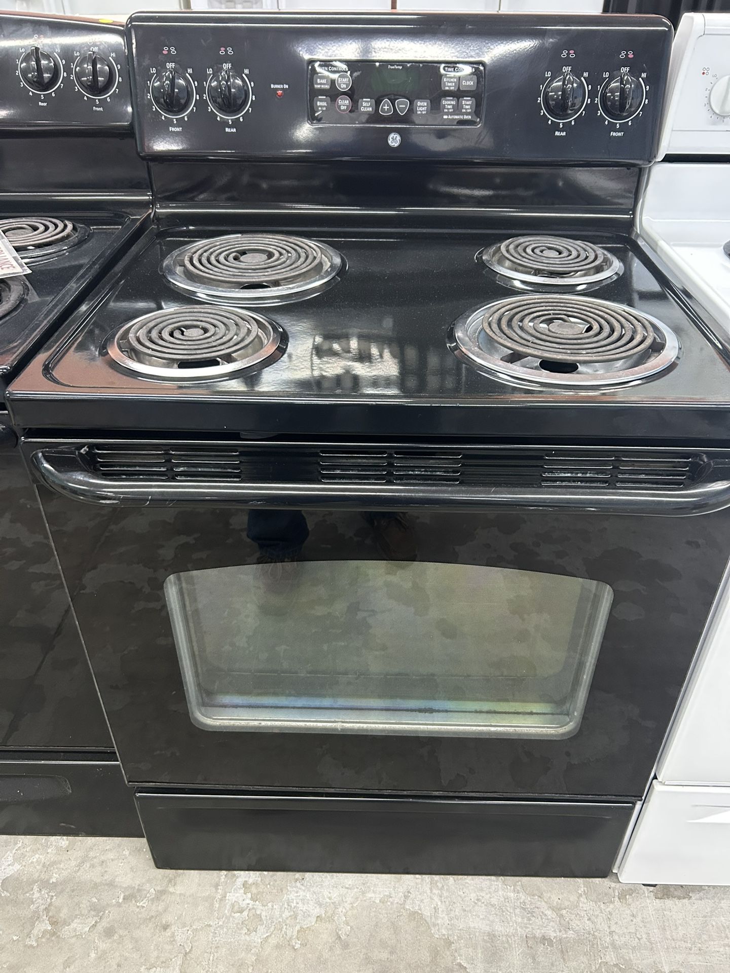 Black Self Clean Stove